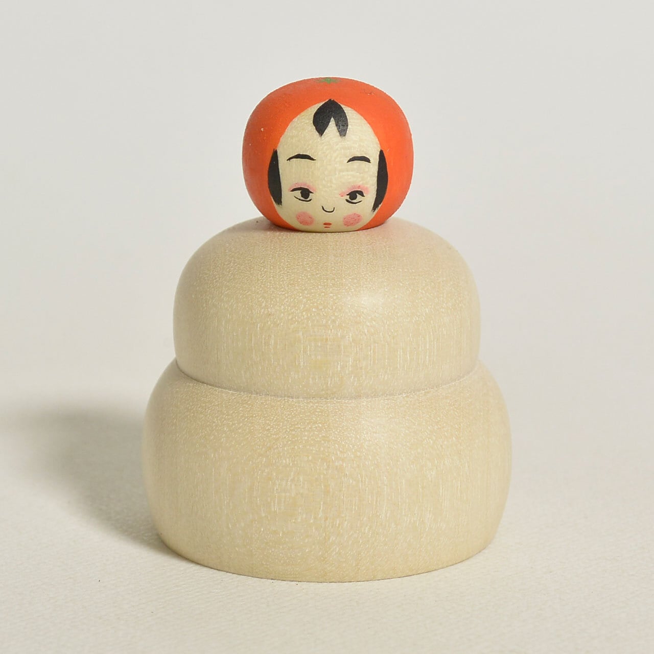 おもちちゃんこけし 約1.5寸 約4.5cm 鈴木明 工人（作並系）#2379
