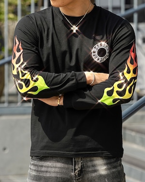 GLITTER RHINE STONE SHIRTS【BB25007】