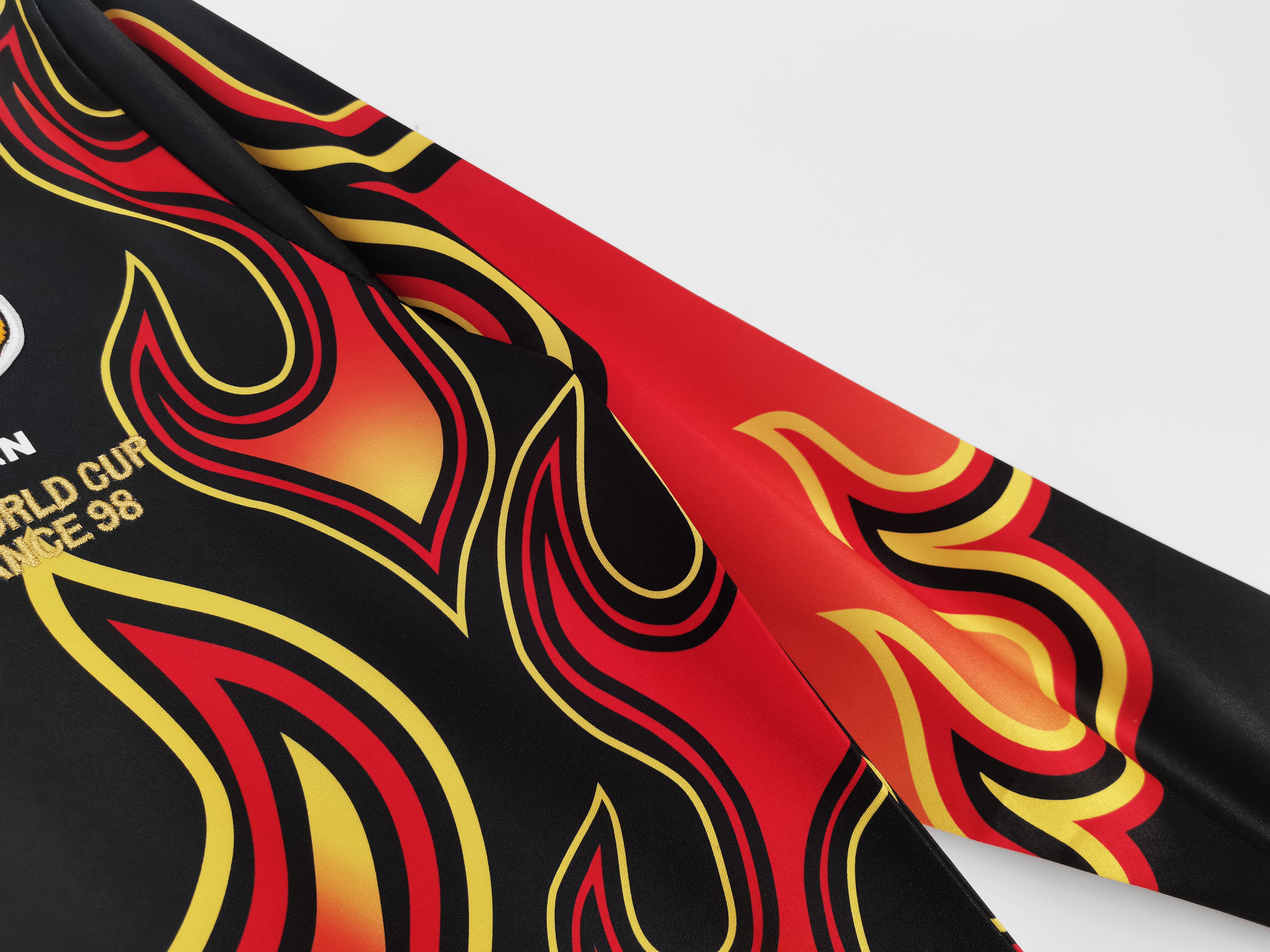 1998 Japan Red Flame Goalkeeper Retro Long Sleeve Jersey 1998 日本