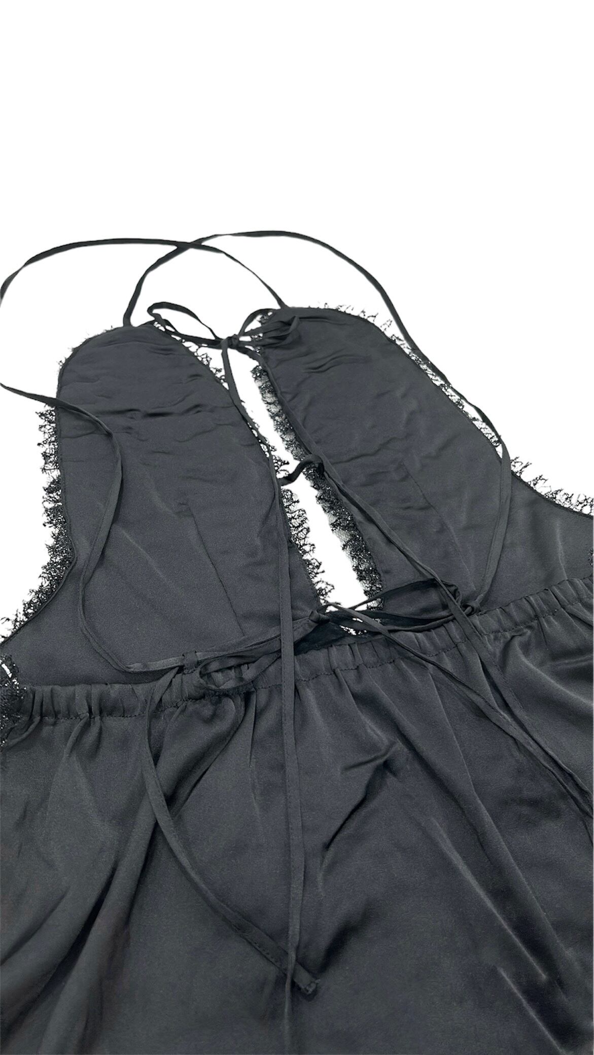 Knuth Marf】U neck tulle bustier / Black | PuKu