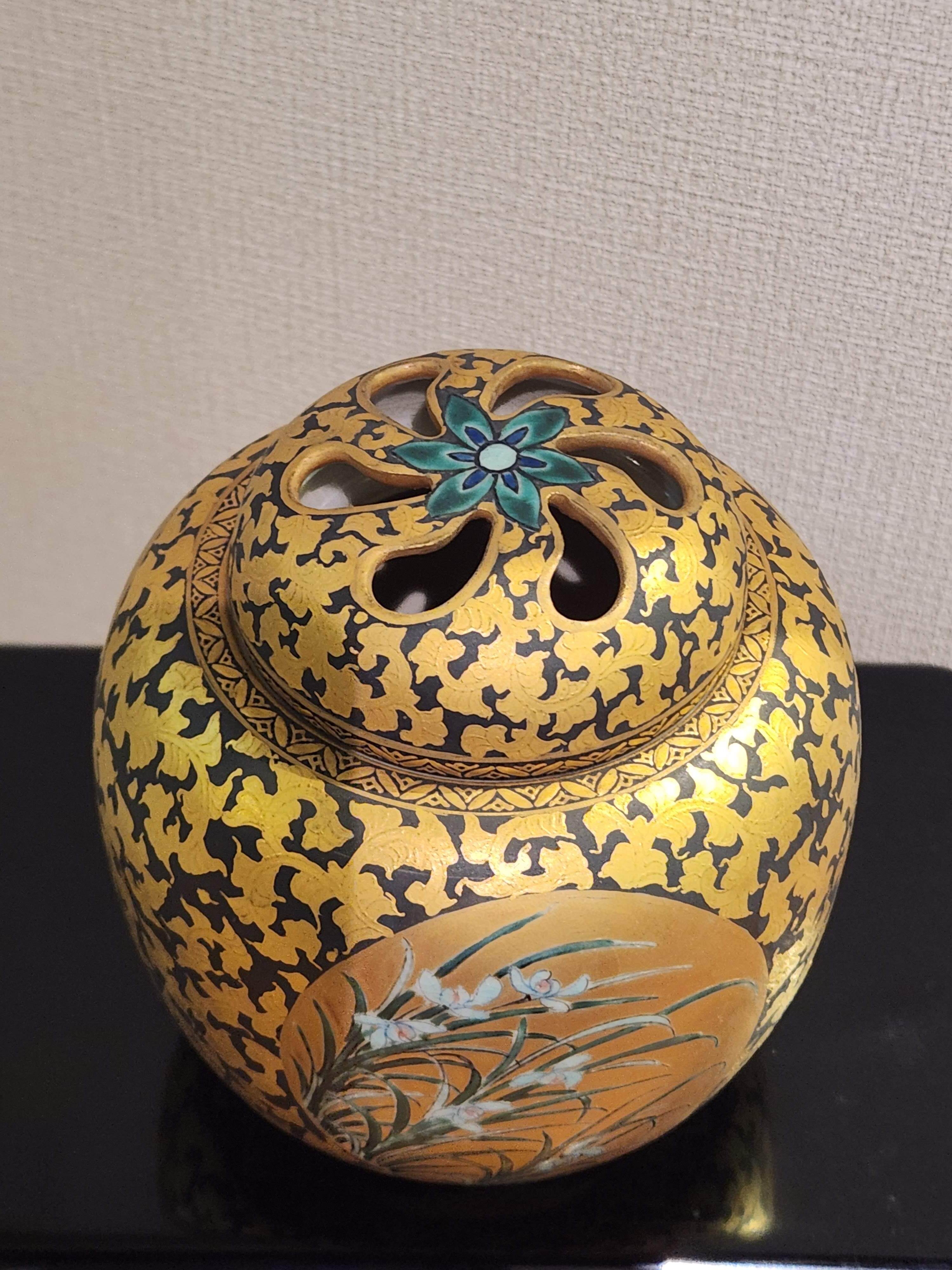 九谷焼 香炉 | 古美術鍋谷 金沢 Nabetani Kanazawa Antique Shop