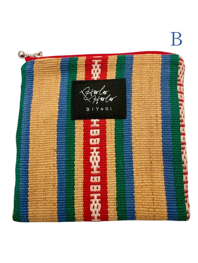 ポーチ（インドネシア/トラジャ族の織物）