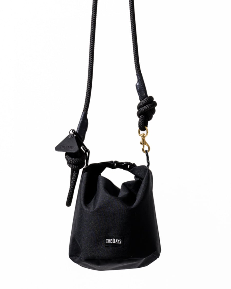 お出かけ・お散歩用品 THE DAYS 'Climbing Rope Leash Bousui bag THE DAYS Bousui Bag BLACK-CORDURA (単体） | THE DAYS