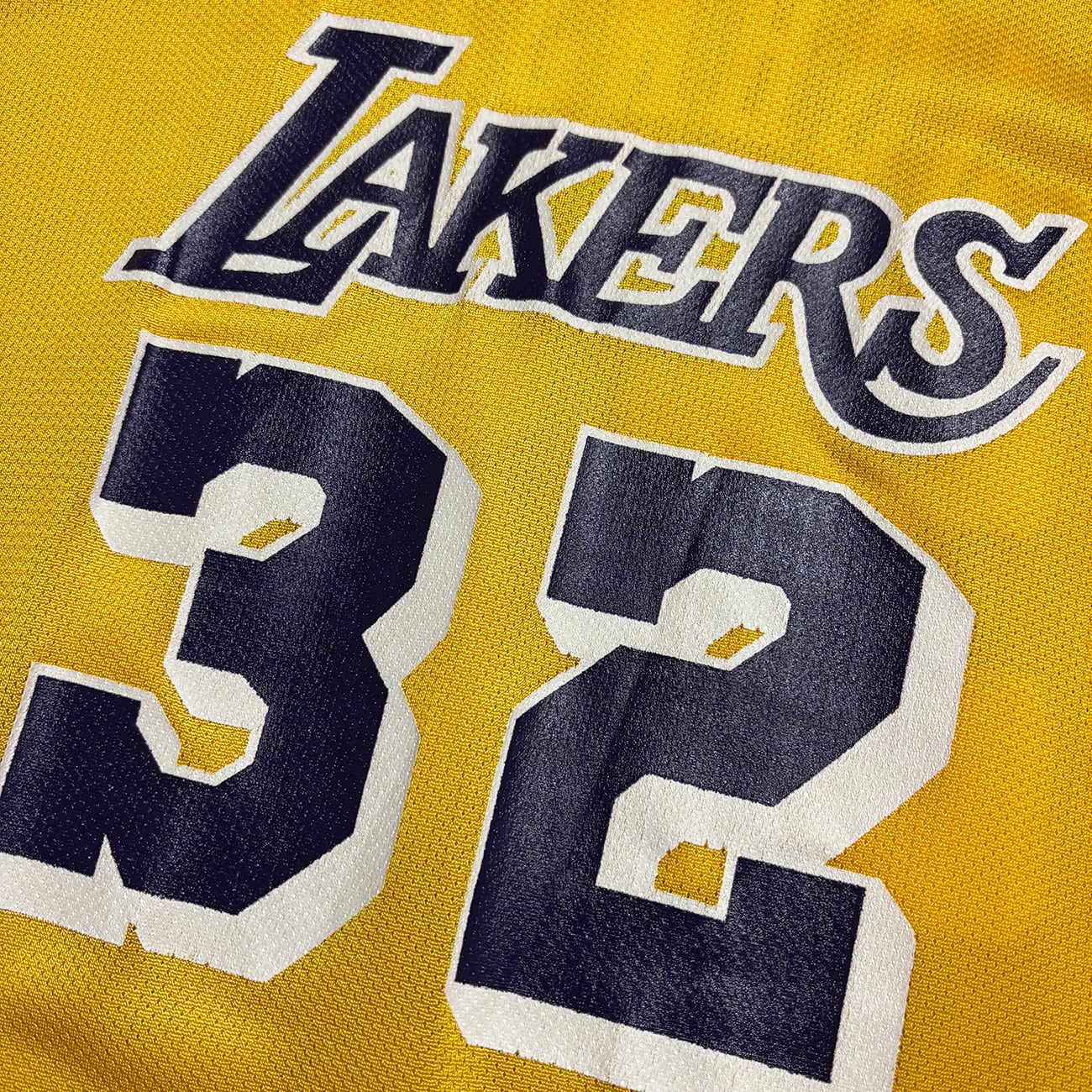 Magic Johnson 【Los Angeles Lakers】 Kids Game Shirt. Champion