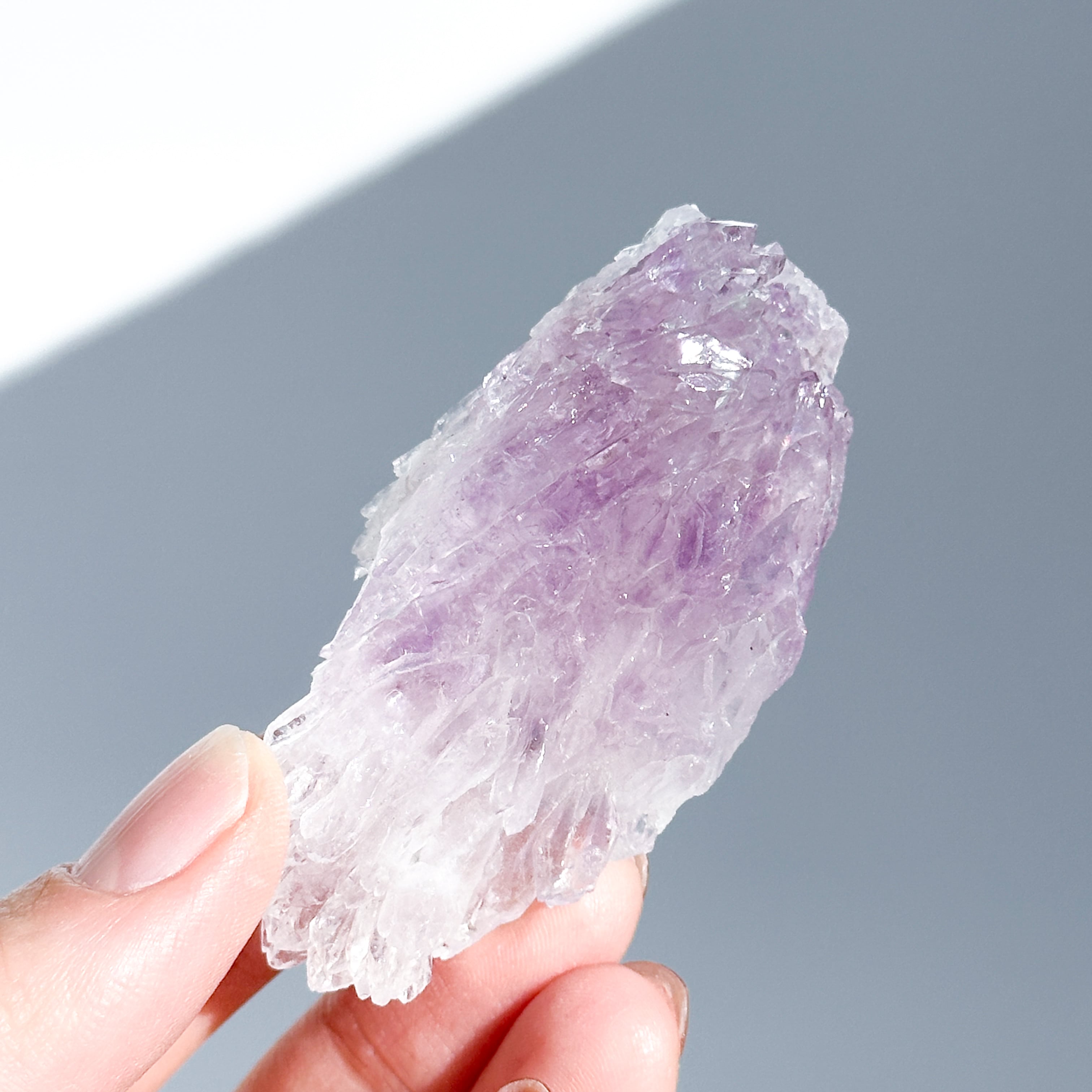 フラワーアメジスト プレート風 25◇ Flower Amethyst ◇天然石・鉱物