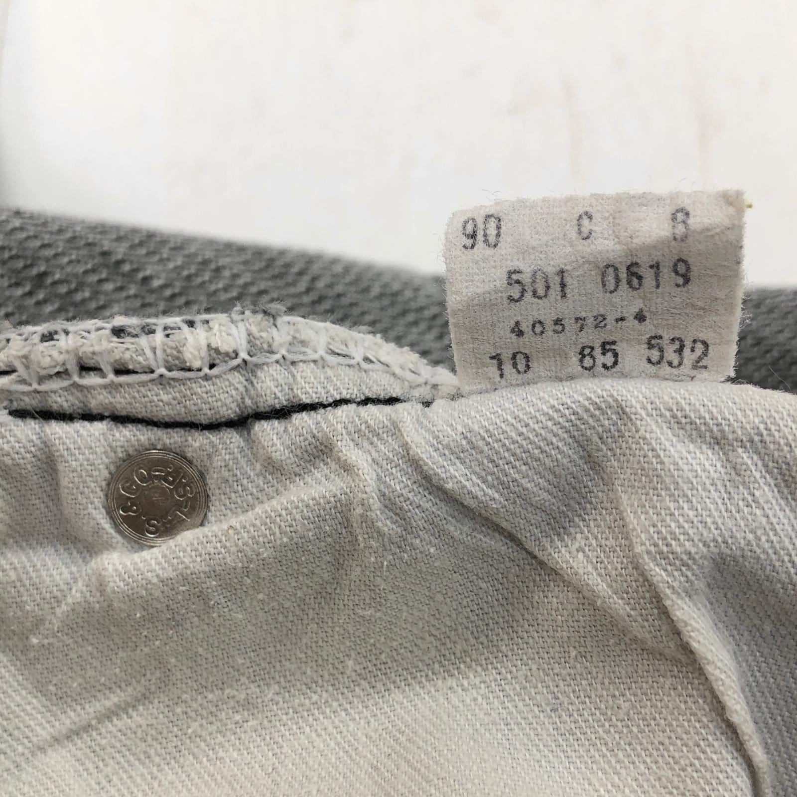 LEVI'S 501-0619 80年代 USA製 脇割 ハチマル ストライプ ストライプ