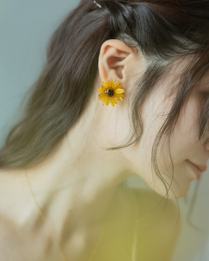 耳飾り 夏の合図 orange yellow