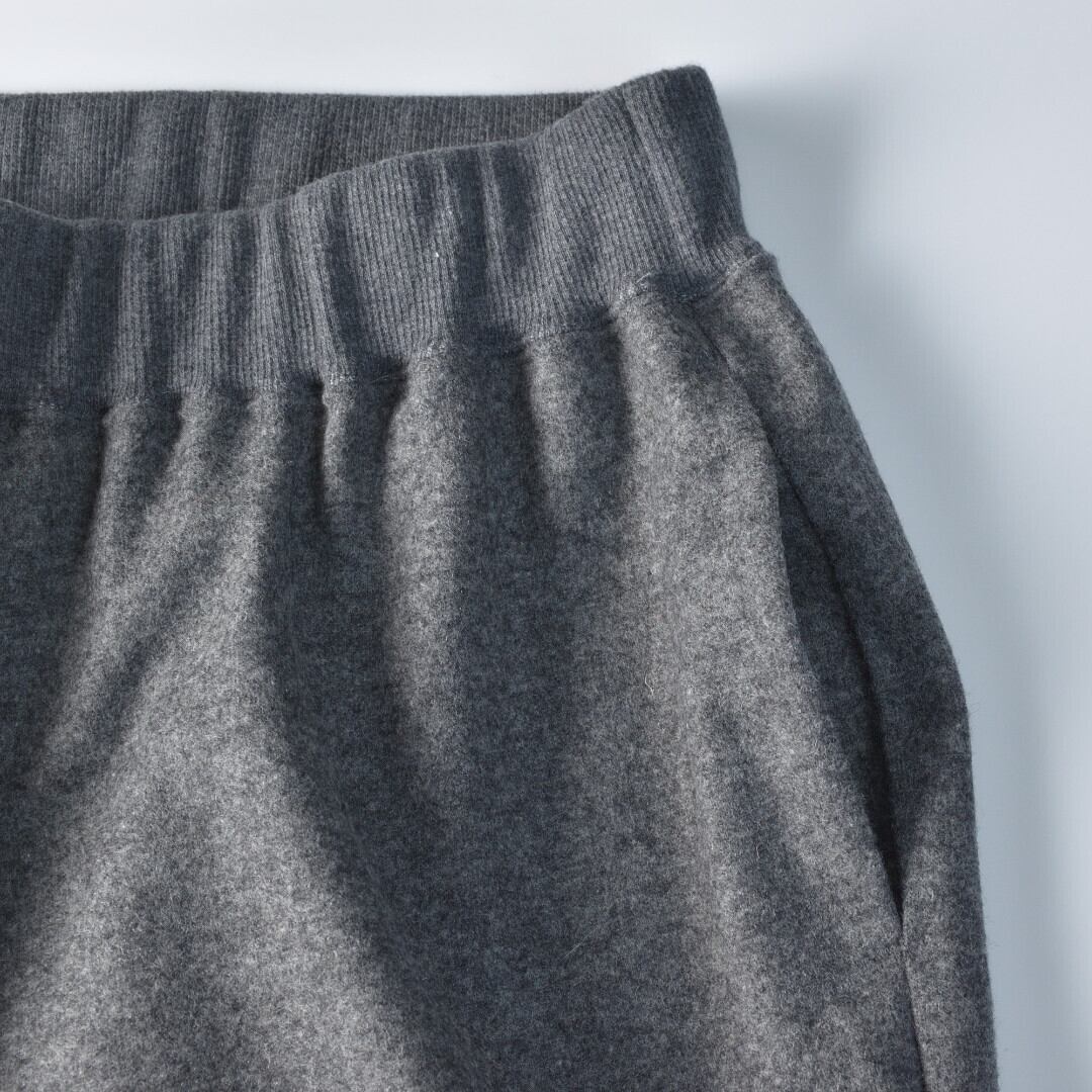 Fabrique en planete terre ファブリケアンプラネテール ウールメルトンテーパードパンツ オリジナルのメルトンニット生地を使った暖かく柔らかい履き心地【送料無料】