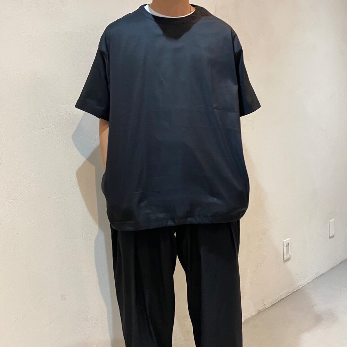 UNTRACE) SPLIT RAGLAN PULLOVER SHIRT S/S | Pay ID