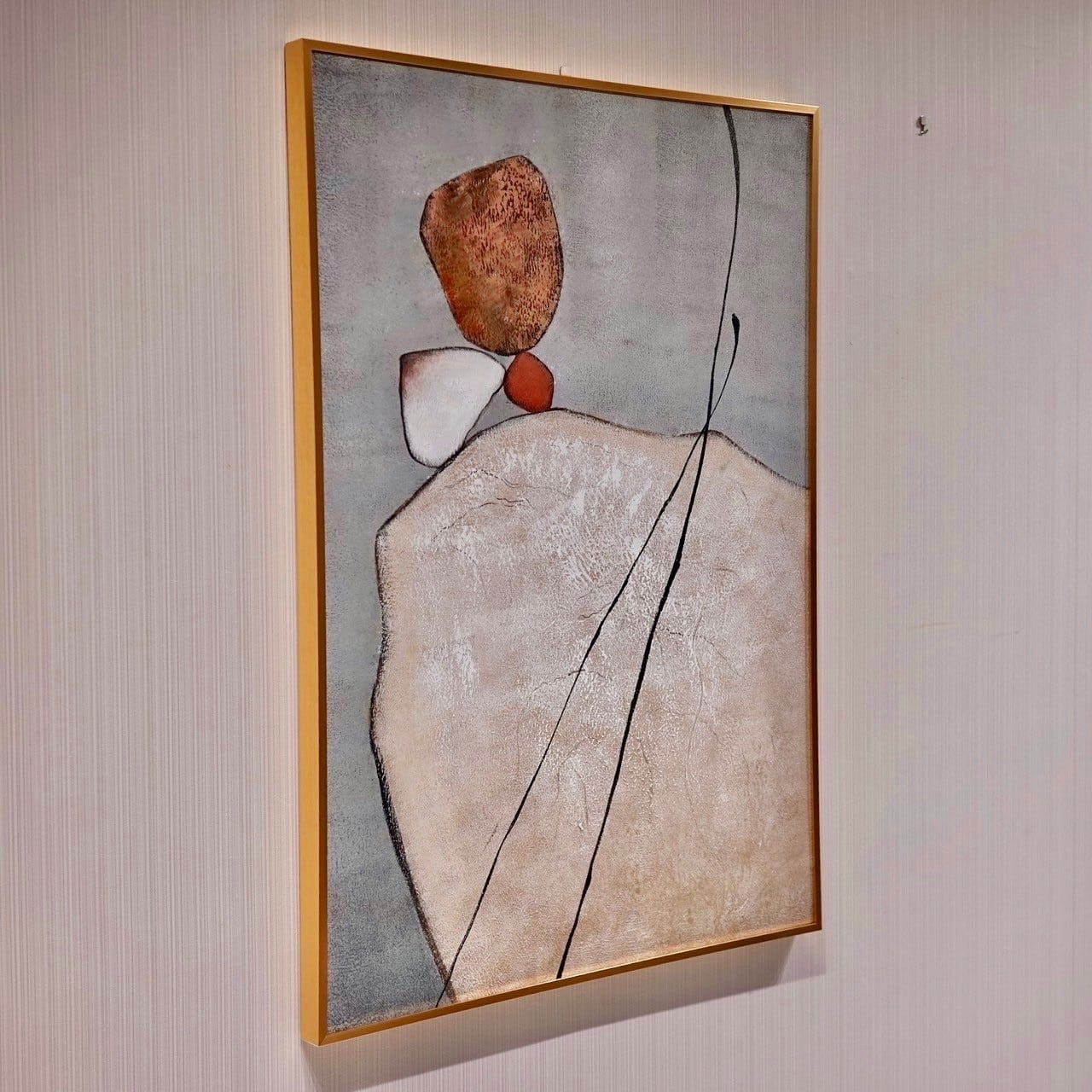 抽象画 油絵 大型 100×70 新品 アート 現代アート 壁掛け 北欧 モダン