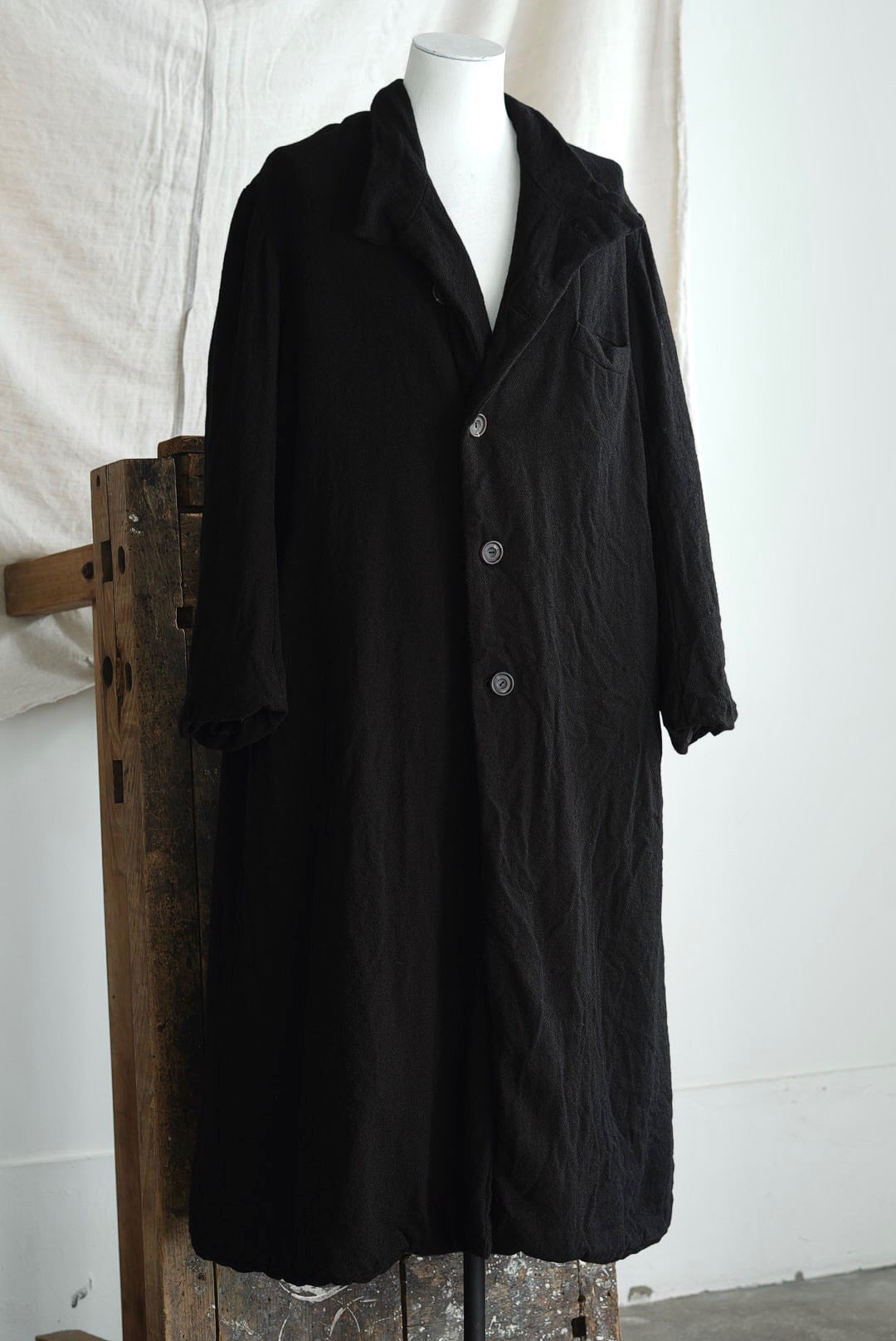 RICORRROBE - COAT FOREST (HERRINGBONE TWEED) | Brownie