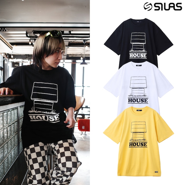 【SILAS】SILASⅹPEANUTS HOUSE PRINT S/S TEE