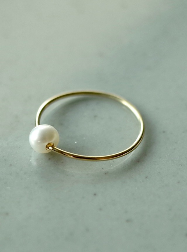 K18 Gold Pearl Ring [RC-RG021]