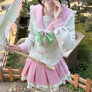 ゆめかわ♡タッセル付きピンクセーラー服 seifuku100 ゆめかわ♡タッセル付きピンクセーラー服 seifuku100