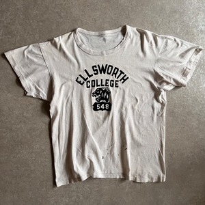 1960s  Vintage  College  Tee  M  Made in USA