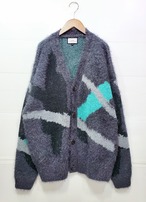 ciao ドロップショルダー モヘアタッチカーデ （スプラッシュグレー）