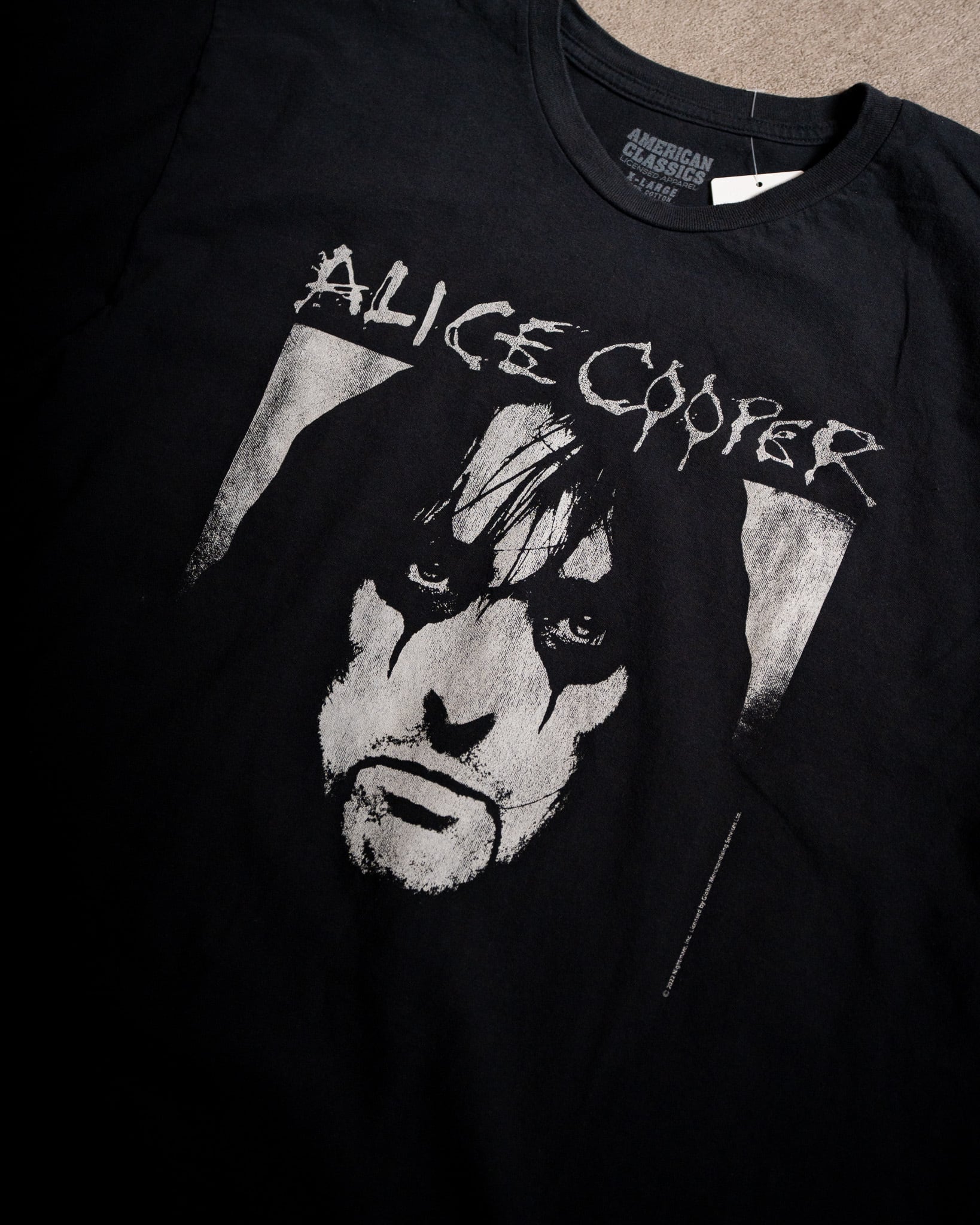 THRIFTY LOOK】ALICE COOPER TEE 新品 ユーズド加工 L XL アリス