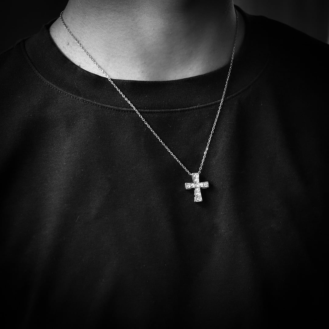 スワロフスキー使用】316L cross necklace | ✯Lucliss Jewelry✯