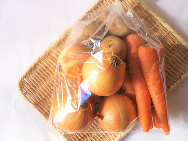常備野菜 特別栽培 にんじん・玉ねぎ・じゃがいも 合計1.4kgセット