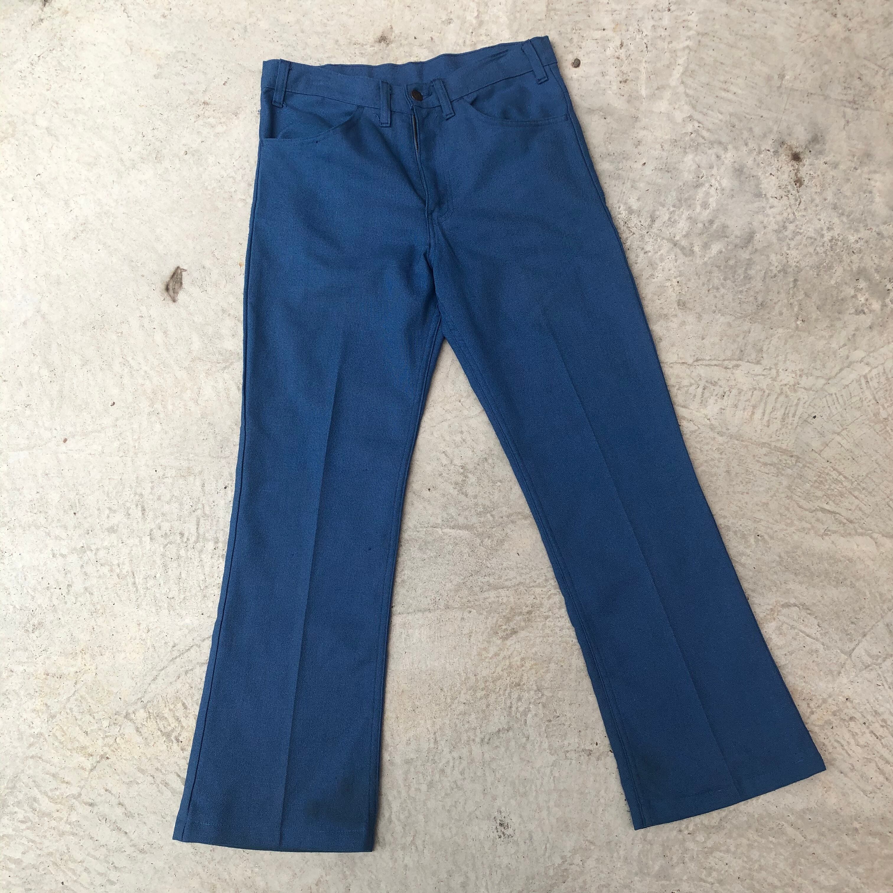 70s Levi's 646 STA-PREST bigE 42talon スタプレ フレアパンツ ...