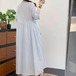 2色/立体花モチーフ刺繍フリル袖ワンピ ・11933