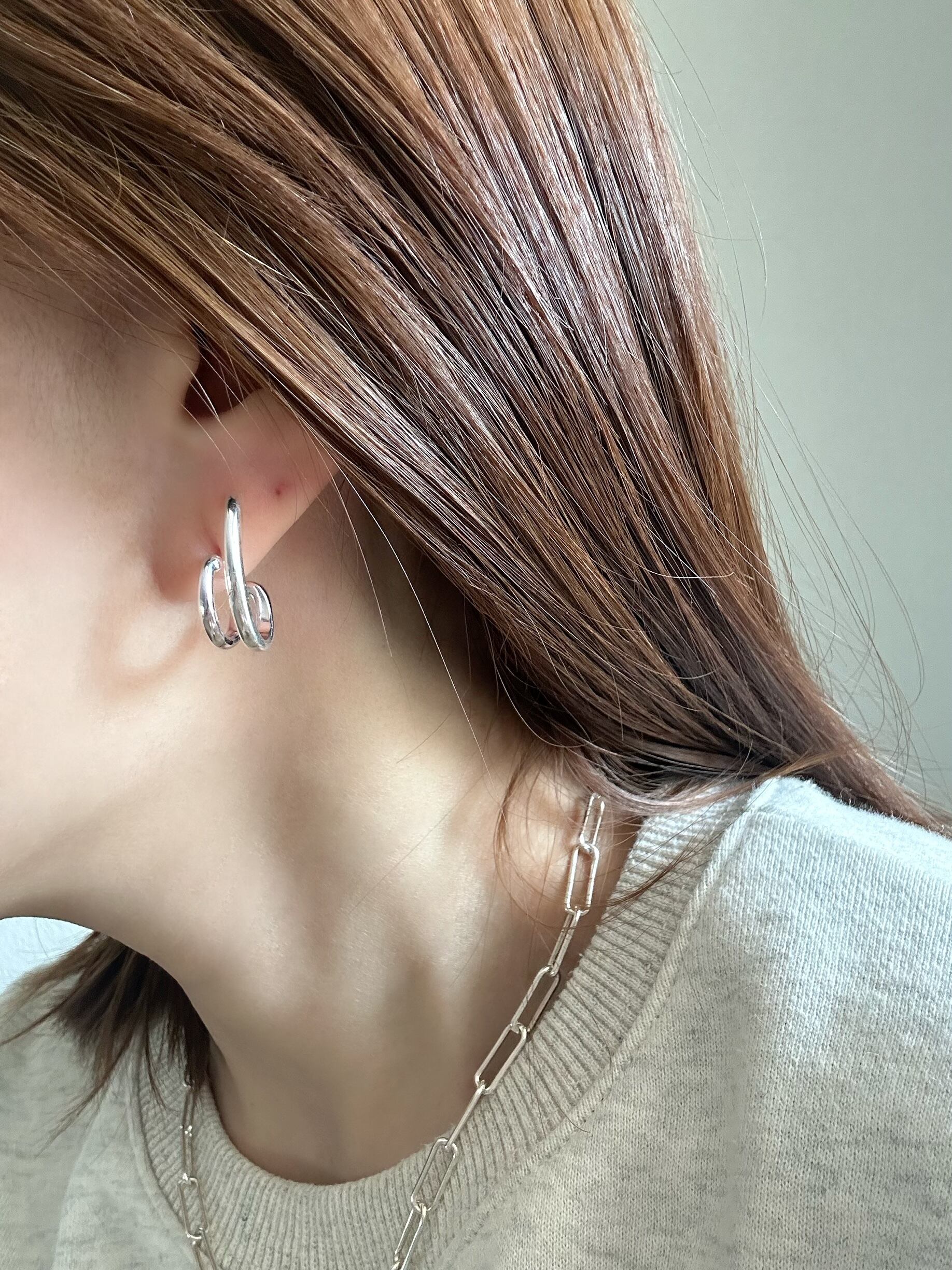 Double Design イヤリング／ピアス