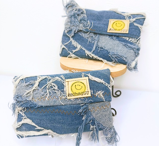 デニムリメイク ポケットティッシュケース［STE-149］