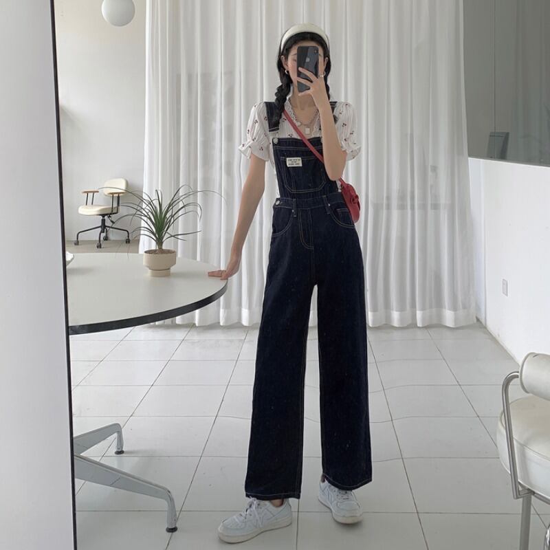 ジーンズ サマー薄手ルーズハイウェストウェストワイドレッグパンツ 夏物 ワイドパンツ 1号婦人57168259019