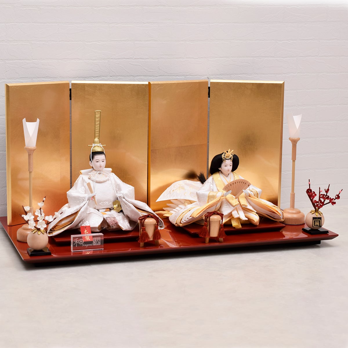 雛人形 親王飾り【慶雅】スタイリッシュ|モダン|おしゃれ|かわいい|今どき