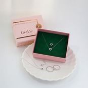 Pt900 ダイヤモンド0.1ct 馬蹄（バテイ） ネックレスorリング 選べる