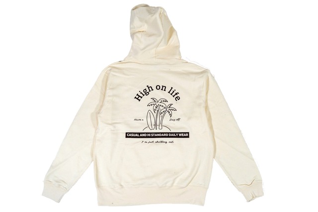 【high on life hoodie】 / off white