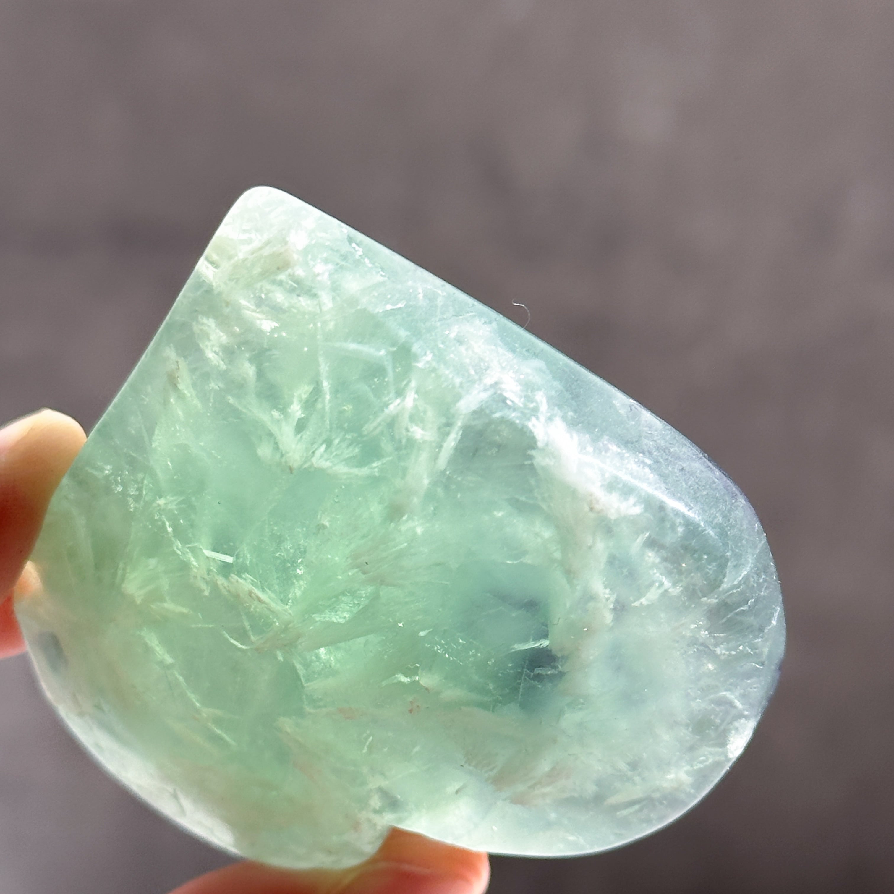 激レア☆大型☆エンジェルフェザーフローライト エンジェルフェザーフローライトハート 34◇ Angel Feather Fluorite