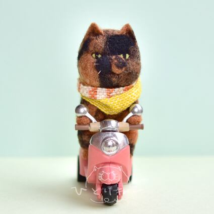 【猫さん】バイクねこ/サビ