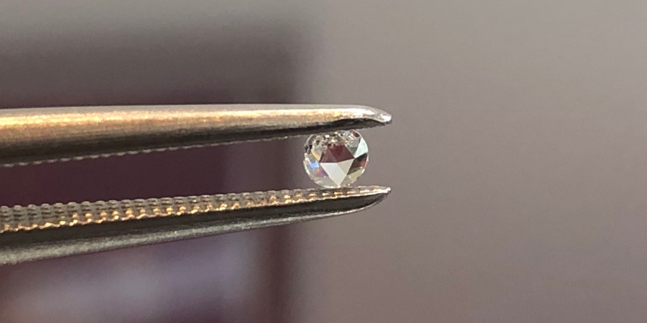 ローズカットダイヤモンド メレ 3石セット（1.7mm, 1.8mm, 2.0mm）