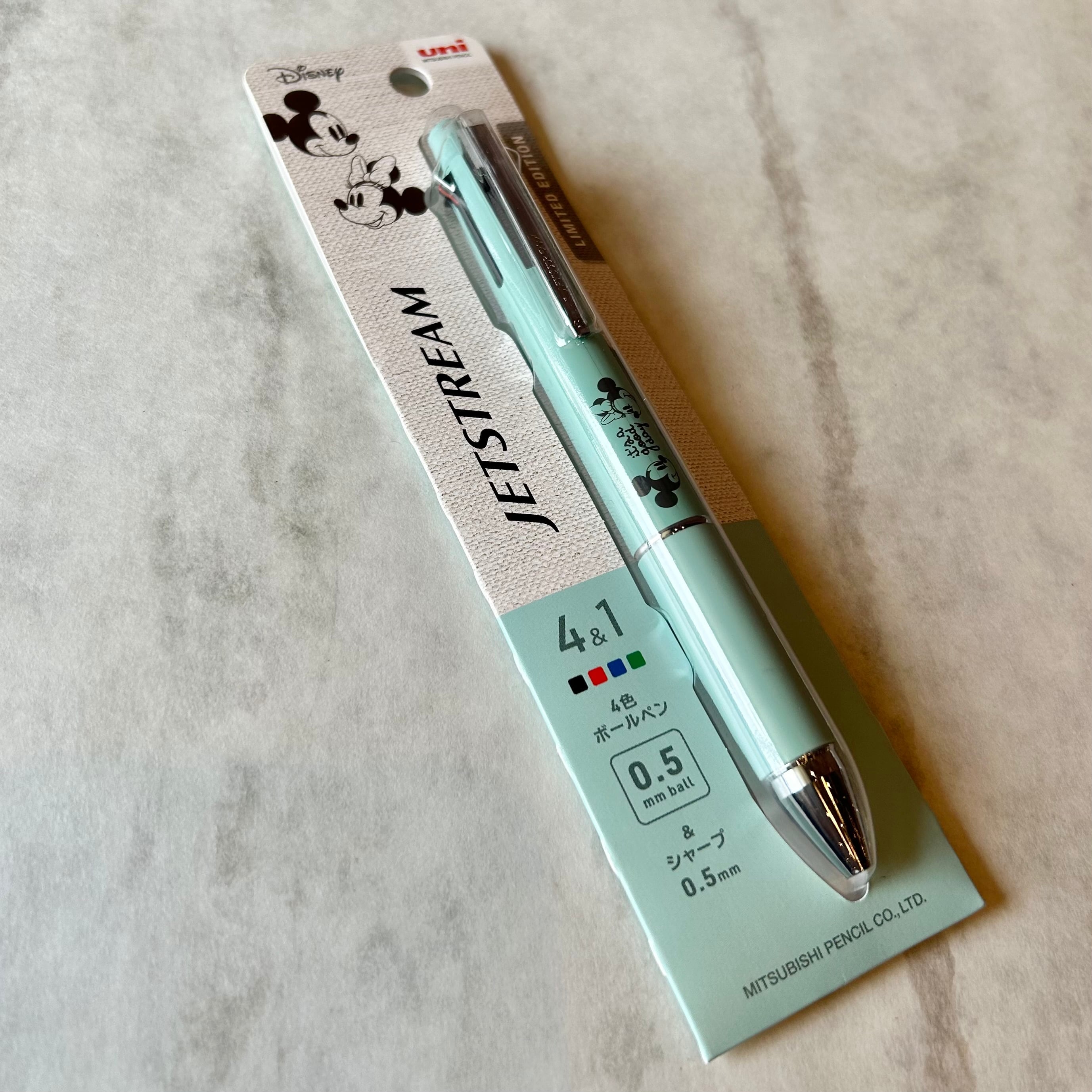 限定品・在庫限り】多機能ペン「ジェットストリーム4＆1 ／ミッキー