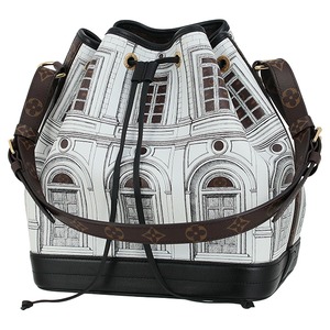 New LOUIS VUITTON ルイヴィトン ハンドバッグ ノエ MM フォルナセッティ モノグラム ホワイト ショルダーバッグ 肩掛け 新品