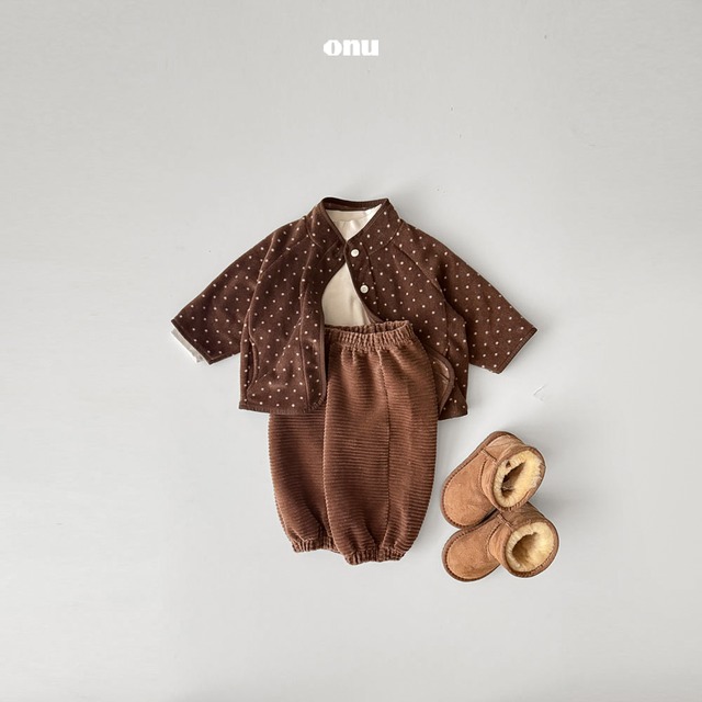 予約⌇ onu / Dot fleece jumper