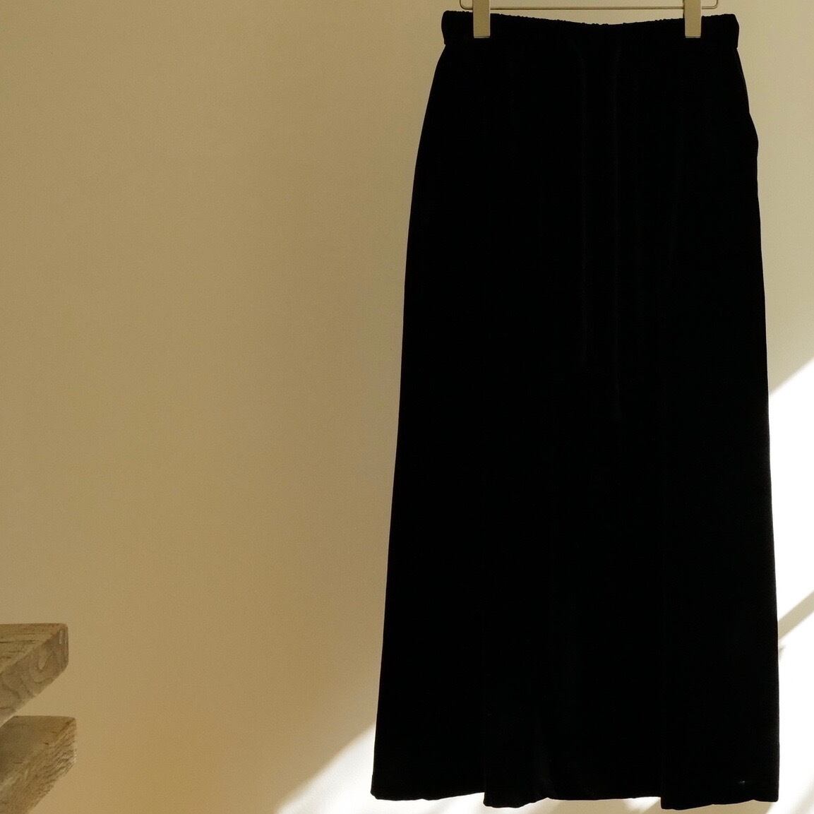 WIRROW ｜ Velvet Drawstring skirt | HJ GALLERY
