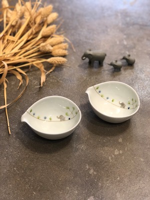 〈WEB陶器市〉丸片口小付　さんぽ（世界）