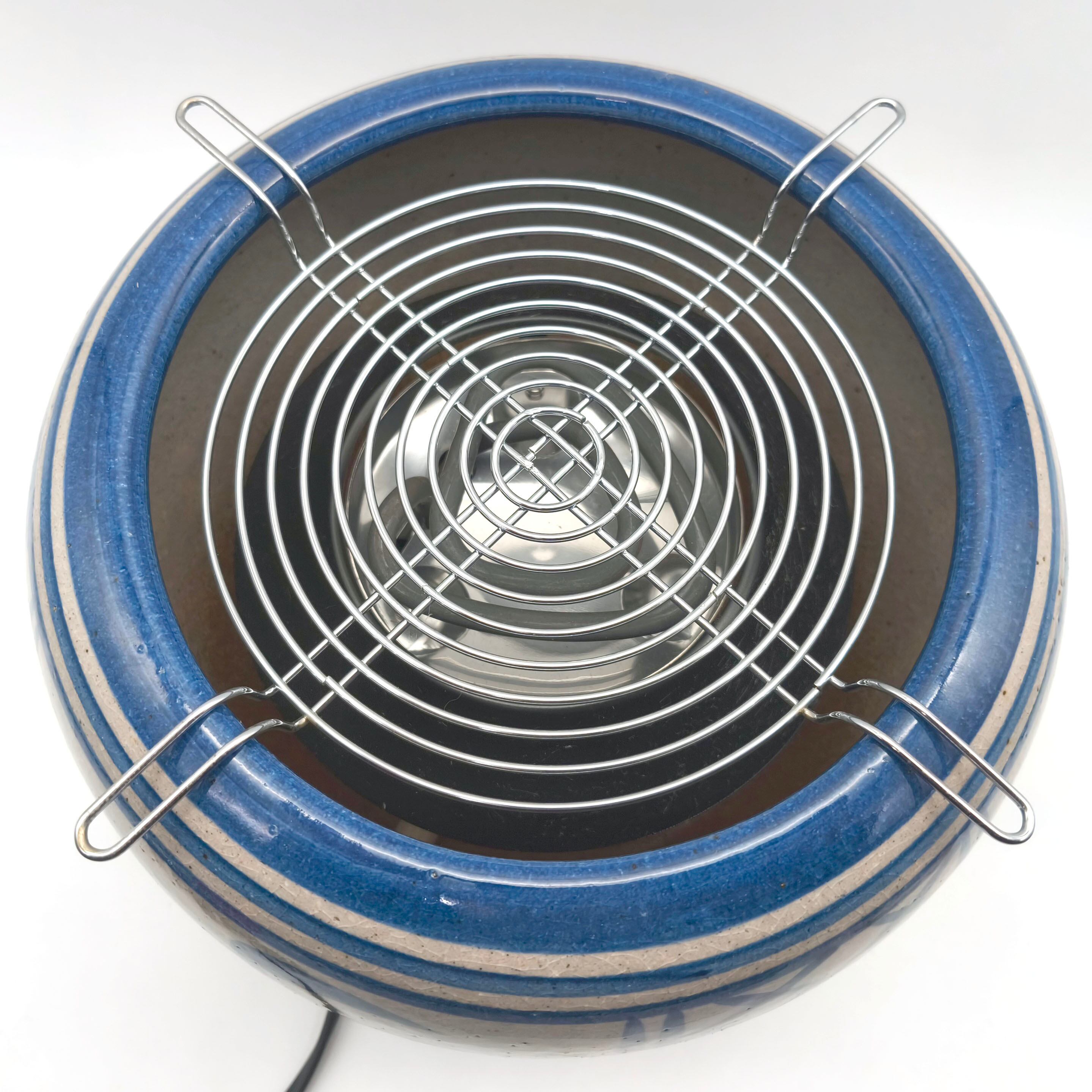 創巧野々田・手あぶり火鉢・菊・シーズヒーター・300W・No.251020-14