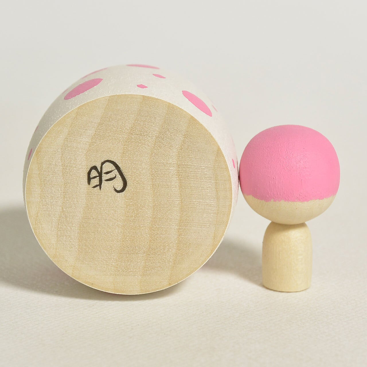 ドットちゃんえじここけし 約1.5寸 約4.5cm 鈴木明 工人（作並系