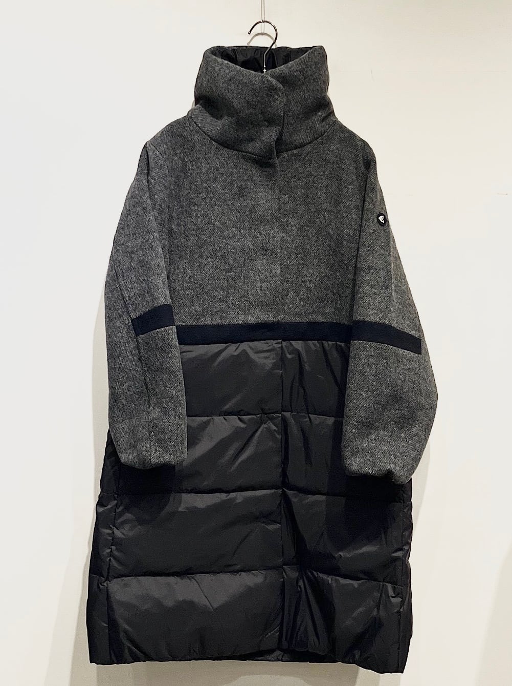 BLANC basque ソフトメルトン×NYタフタ ダウンコート