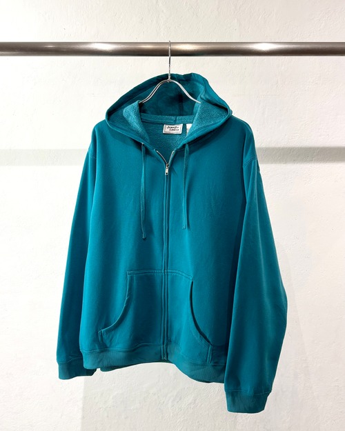 90s~ Jennifer Lauren Poly×Cotton Zip-up Sweat Hoodie