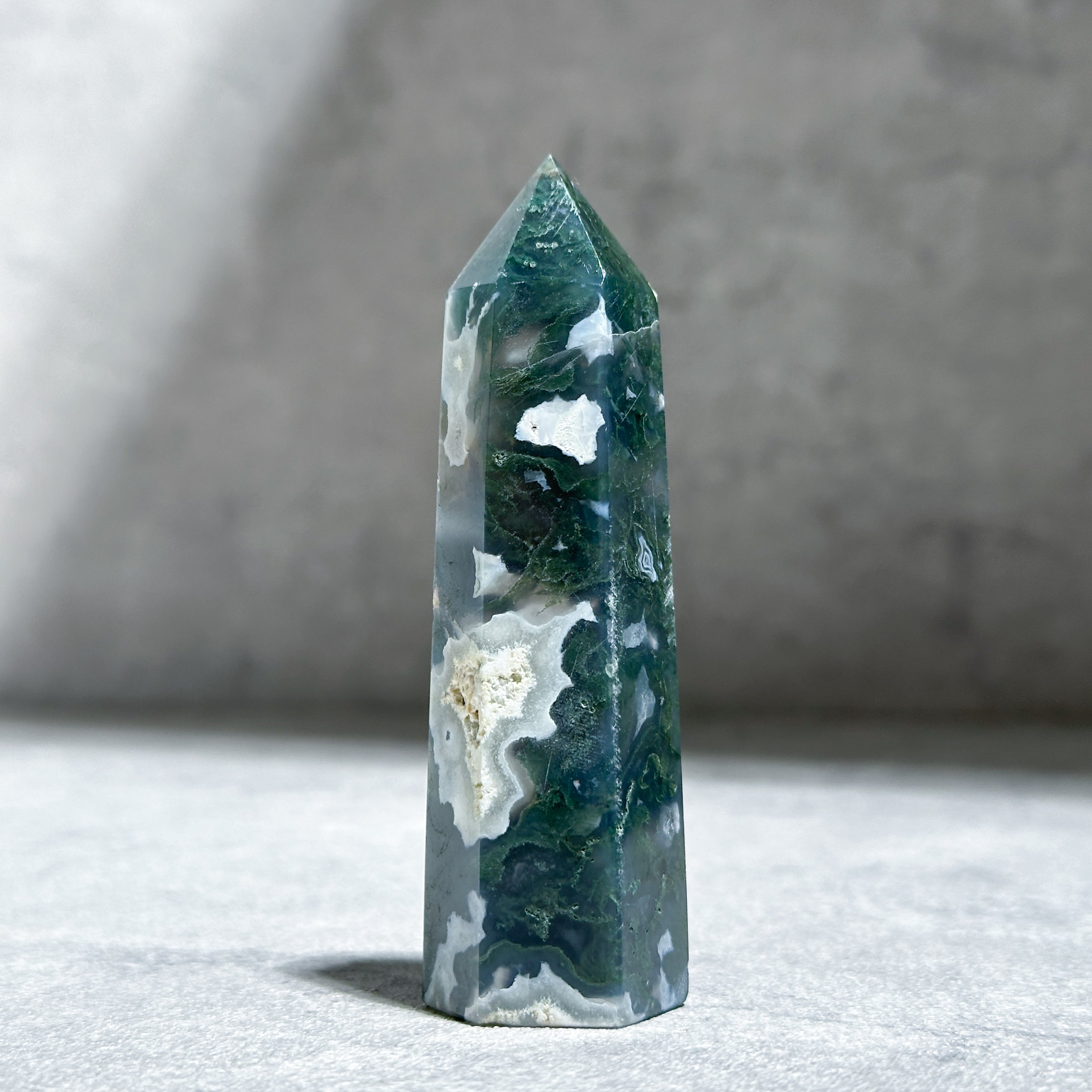 モスアゲート タワー モスアゲート タワー23◇ Moss Agate ◇天然石・鉱物・パワーストーン