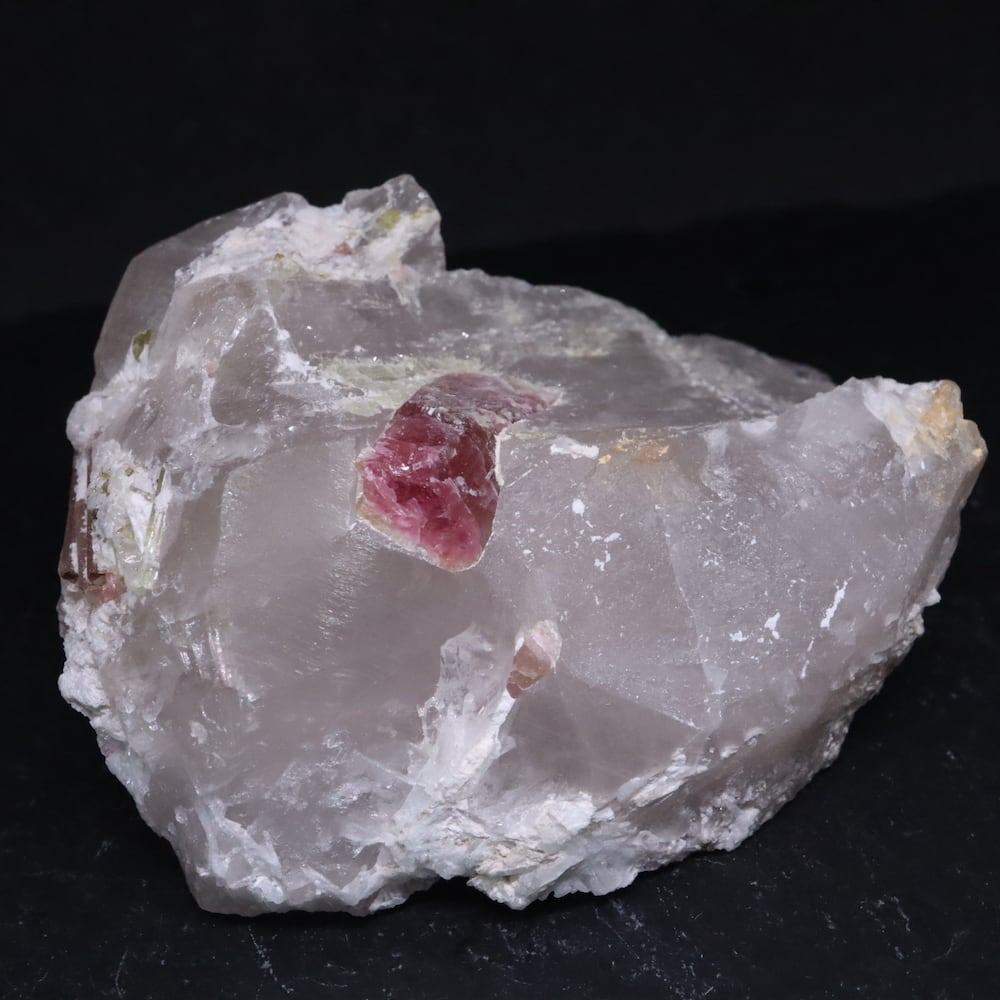 SALE※ ピンク トルマリン スモーキークォーツ 電気石 母岩付き 271g