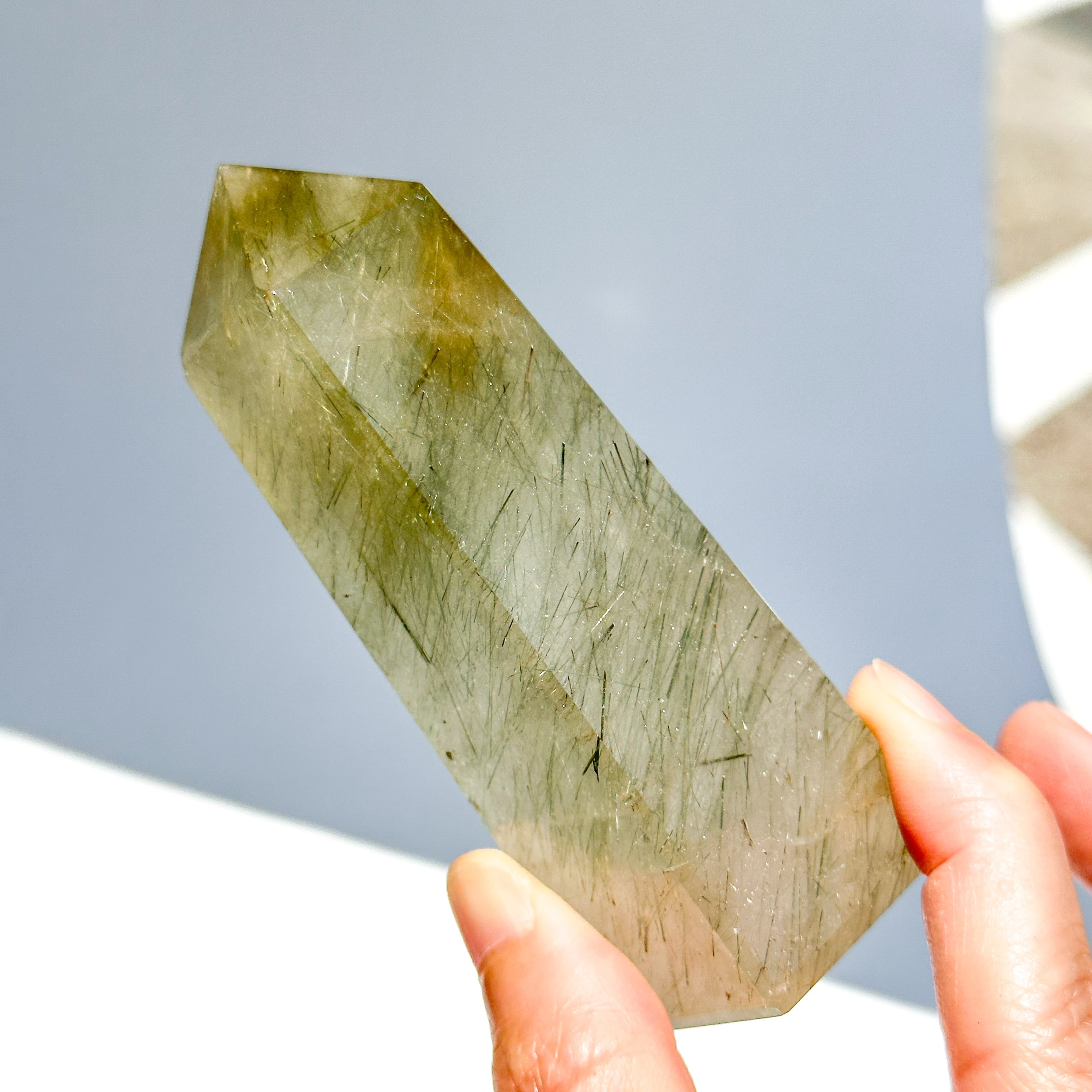マルチルチルクォーツ タワー 11◇ Multi-Rutile Quartz ◇天然石