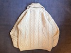 Dead Stock ENGLAND製 Aran Knit Cardigan 