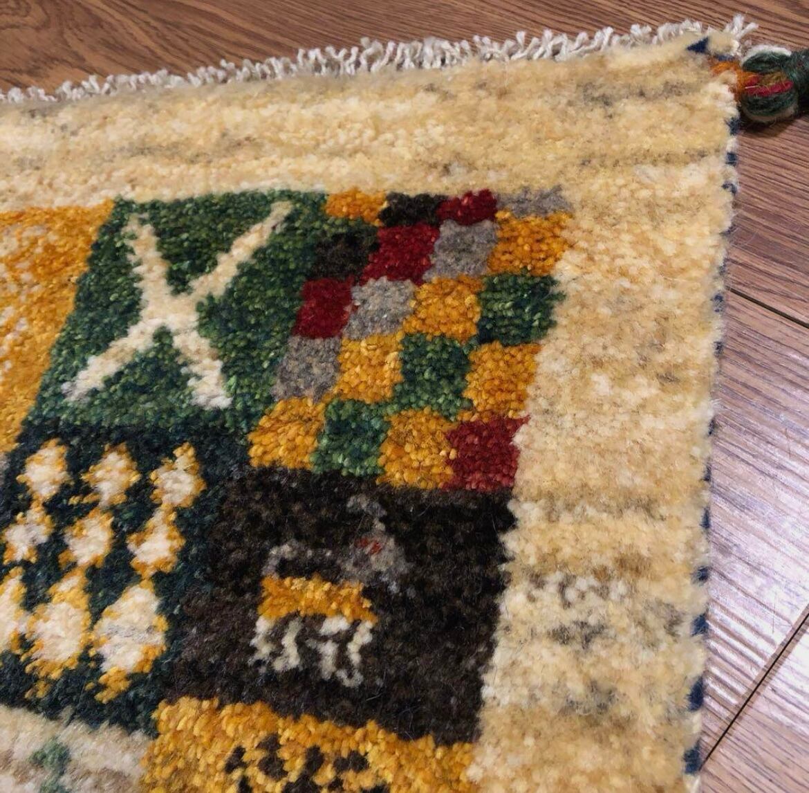 ペルシァギャッぺ ペルシャギャッベ (ギャベ) ギャッベ 玄関マット No.GM-385 | A's Rug