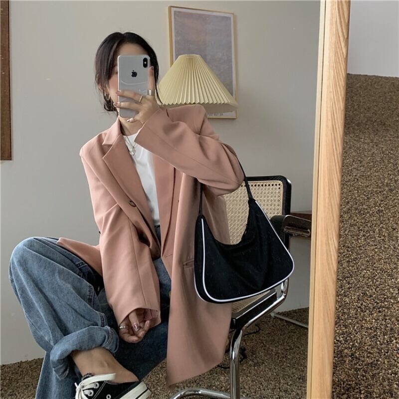 ジャケット スプリングオータム薄手スタイルトップス ルーズ 春物 秋物 萌量不足39510477342