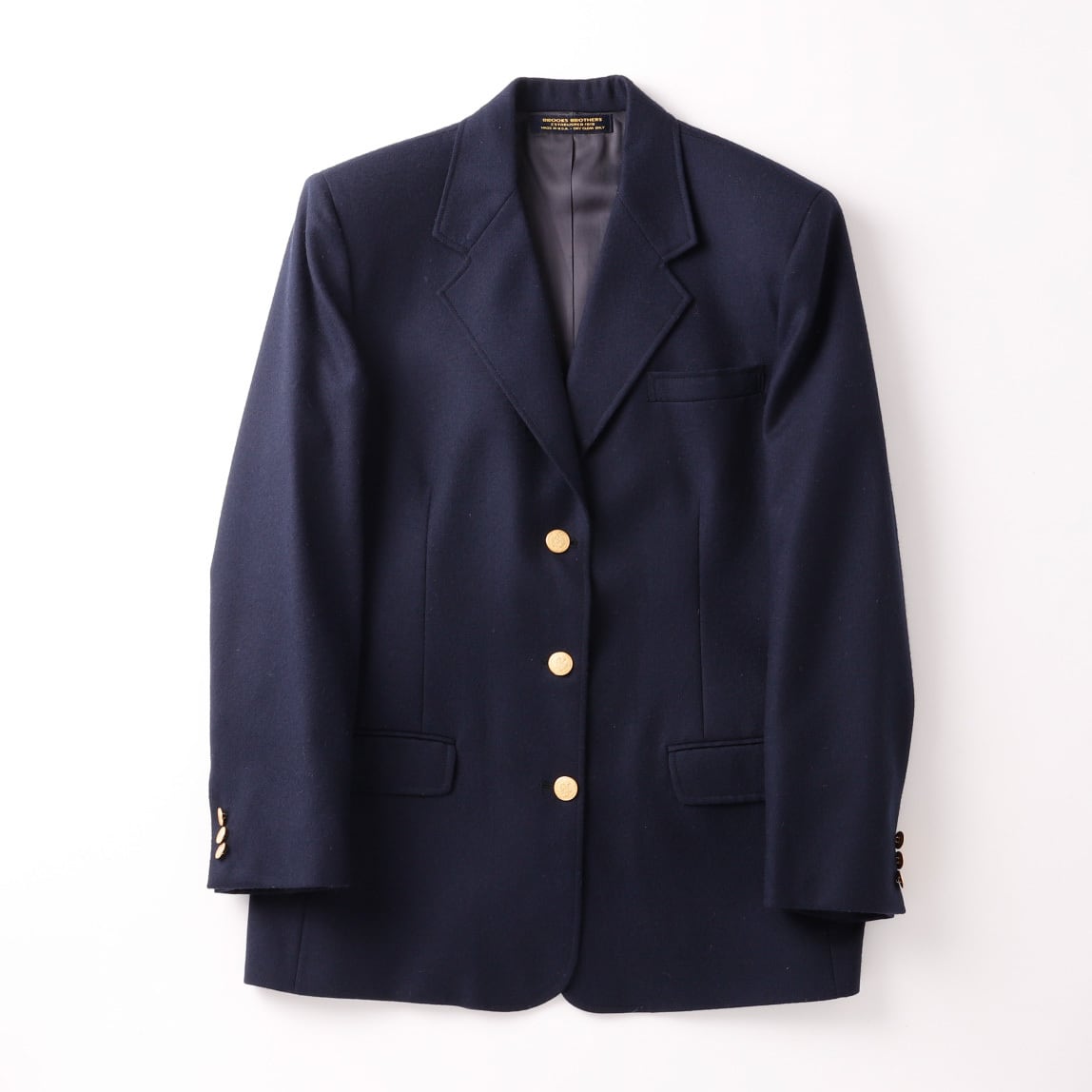 未使用】70s BROOKS BROTHERS special flannel wool Jacket navy